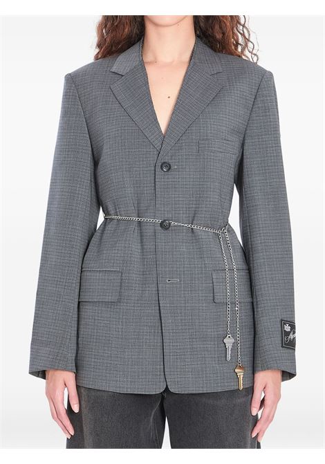 Grey detachable chain-link blazer Alexander Wang - women ALEXANDER WANG | 1WC3252663085